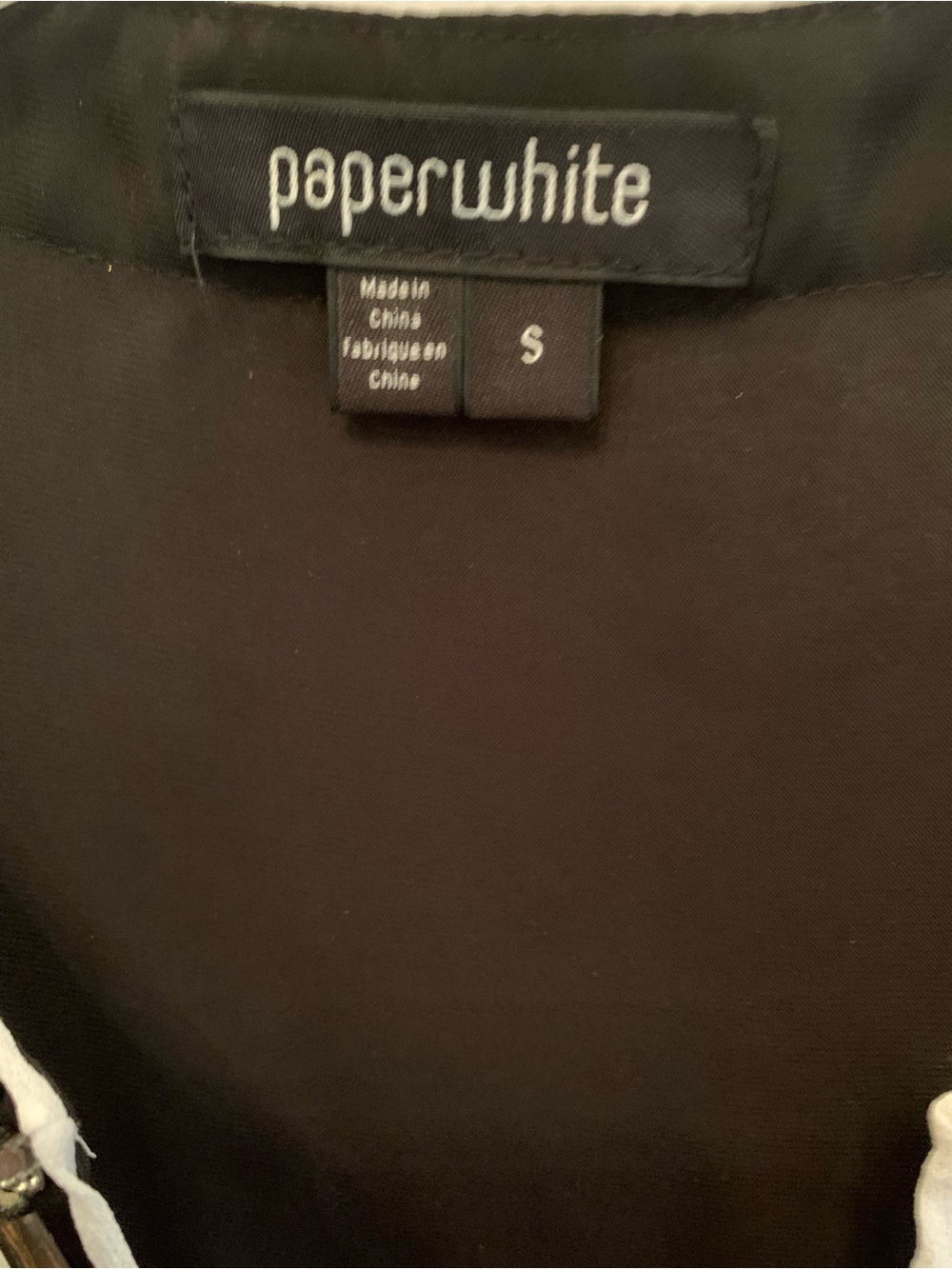 Paperulike Black Embellished V-Neck Tunic - Picture 5 of 8